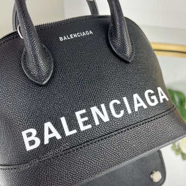 Balenciaga專櫃爆款新版/銀色LOGO小號手提貝殼包 巴黎世家原單大字母貝殼包 fyj1981